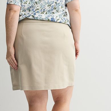 Plus Size Croft & Barrow® Effortless Stretch Skort
