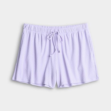 Women's Sonoma Goods For Life® Ribbed Pajama Shorts