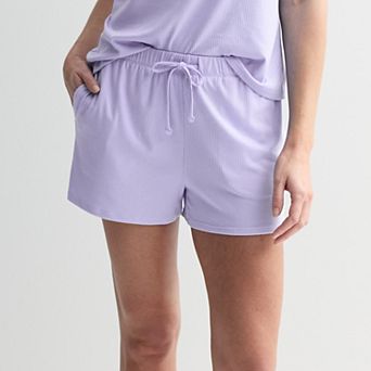 Women's Sonoma Goods For Life® Ribbed Pajama Shorts