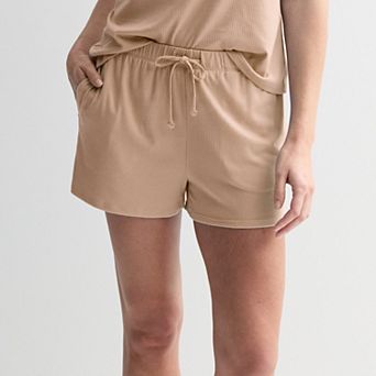 Women's Sonoma Goods For Life® Ribbed Pajama Shorts