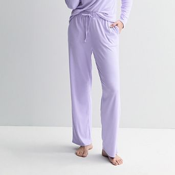 Women's Sonoma Goods For Life® Ribbed Open Hem Pajama Pants
