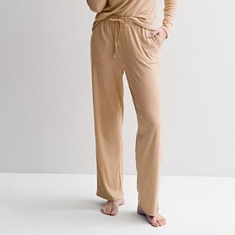 Women's Sonoma Goods For Life® Ribbed Open Hem Pajama Pants