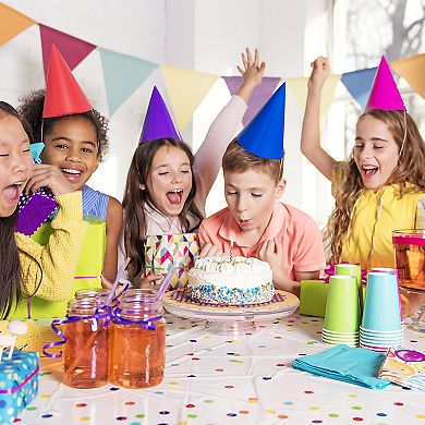 2Pcs 20 Feet Pennant Banner Flags String Triangle Hanging Triangle Bunting Flag for Party Decoration