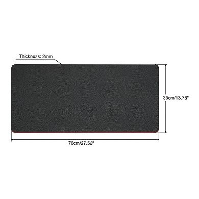 28"x14" Desk Mat Protector, PU Leather Dual Side Mouse Pad Mat