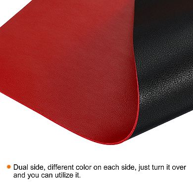 28"x14" Desk Mat Protector, PU Leather Dual Side Mouse Pad Mat