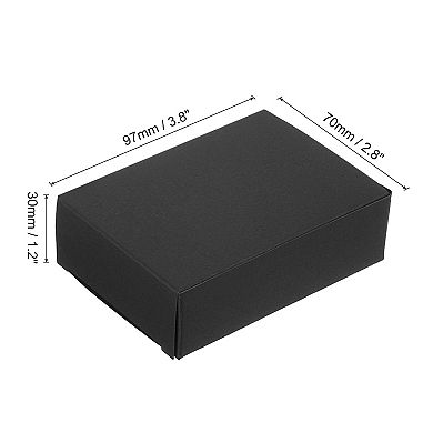 Paper Soap Box, 20 Pack Homemade Soap Boxes Rectangle Presents Packaging Boxes for DIY