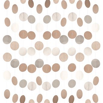 12 pc 156 Feet Circle Dots Garland Party Decorations Garland Hanging Banner