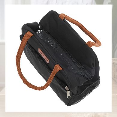 Lunch Bag, Reusable Insulated Lunch Tote Bag, Leakproof Square Lunch Box 10.63"x6.3"x9.06"