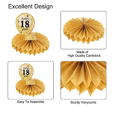18th Birthday Decoration Centerpieces for Tables Decorations Table Toppers for Birthday Party
