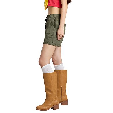 Juniors' UNIONBAY Chelsie Utility Pocket Drawcord Beach Shorts