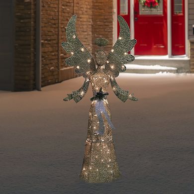 Northlight Lighted Angel Christmas Decoration - 68 Inches