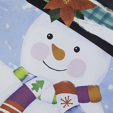 Northlight Joyful Snowman "Welcome" Outdoor Flag