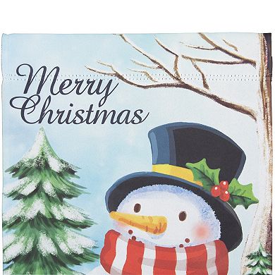 Northlight Merry Christmas Snowman Outdoor House Flag