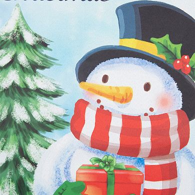 Northlight Merry Christmas Snowman Outdoor House Flag