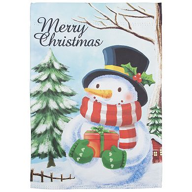 Northlight Merry Christmas Snowman Outdoor House Flag
