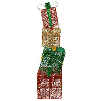 Northlight LED Lighted Stacked Christmas Gifts Outdoor Decoration - 53 inches