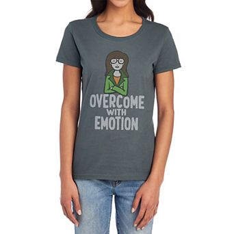 Juniors' Mtv Daria Overcome With Emotion Graphic Tee