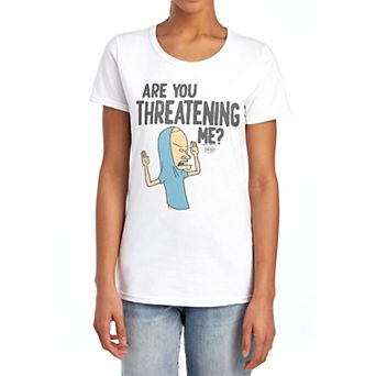 Juniors' Mtv Are You Threatening Me Graphic Tee