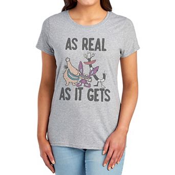Juniors' Aaahh Real Monsters Graphic Tee