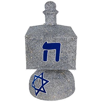 Northlight LED Lighted Hanukkah Dreidel Outdoor Decoration - 37 Inches