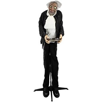 Northlight 5.5-ft. LED Lighted Animated Butler Halloween Decoration