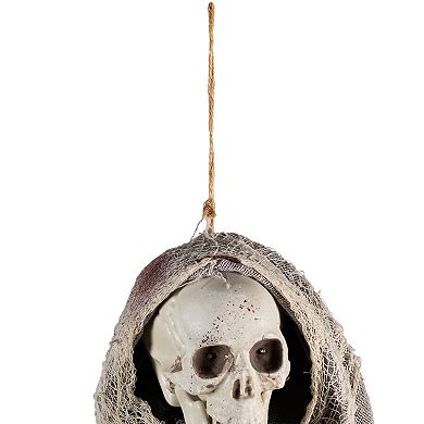 Northlight Lighted Touch 36-in. Activated Hanging Death Reaper Halloween Decoration