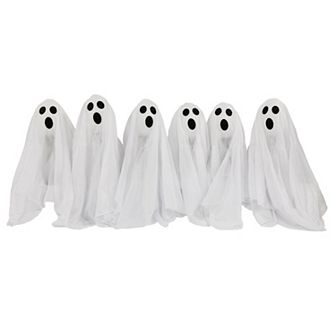 Northlight LED Lighted Ghost Outdoor Pathway Markers Set of 6