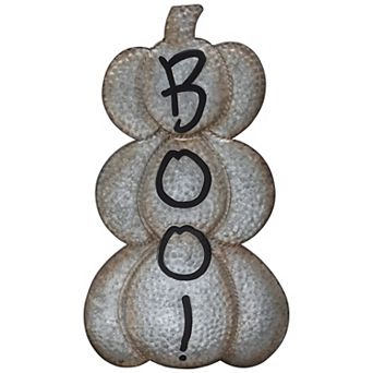 Northlight Boo! 28 in Metal Stacked Pumpkins Halloween Decoration