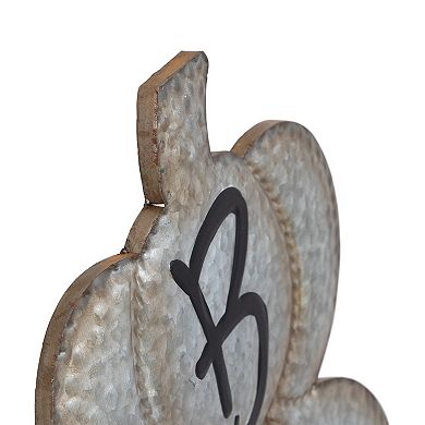 Northlight Boo! 28-in. Metal Stacked Pumpkins Halloween Decoration