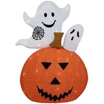 Northlight LED Lighted Jack-O-Lantern & Ghosts Outdoor Decor