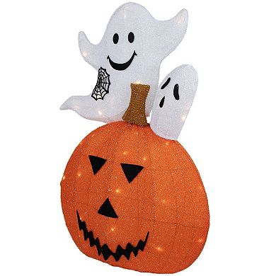 Northlight LED Lighted Jack-O-Lantern & Ghosts Outdoor Decor