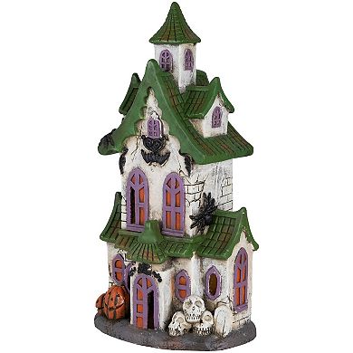 Northlight LED Lighted Haunted House with Skulls Halloween Decoration
