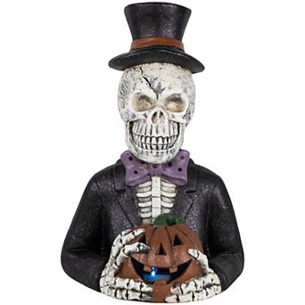 Northlight LED Lighted Skeleton with Jack-O-Lantern Halloween Decoration