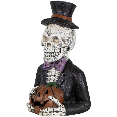 Northlight LED Lighted Skeleton with Jack-O-Lantern Halloween Decoration