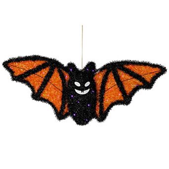 Northlight 25 in LED Lighted Bat Halloween Decoration