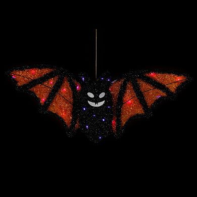 Northlight 25-in. LED Lighted Bat Halloween Decoration
