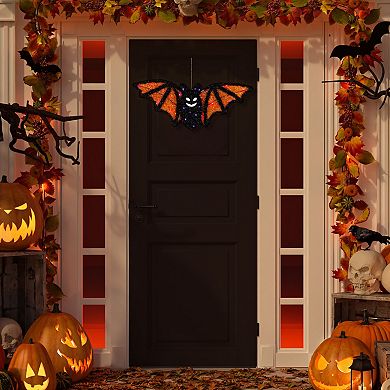 Northlight 25-in. LED Lighted Bat Halloween Decoration