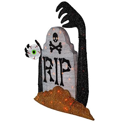 Northlight Lighted Tombstone Halloween Decoration