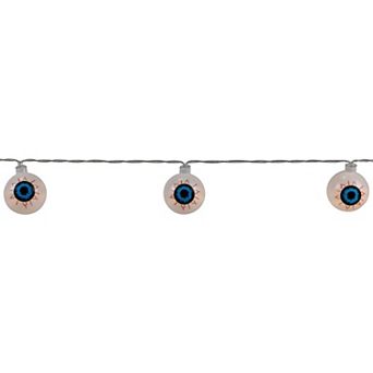 Northlight 10 pk LED Bloodshot Eyeball Halloween Lights