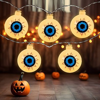 Northlight 10-pk. LED Bloodshot Eyeball Halloween Lights