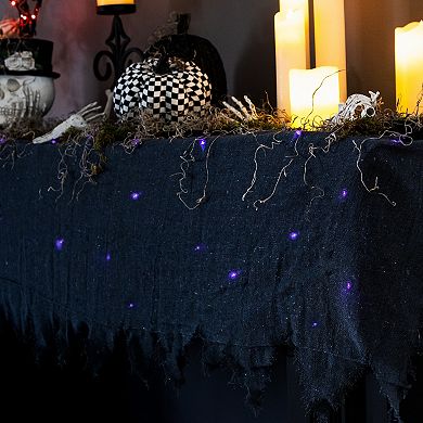 Northlight 5.75-ft. Lighted Raggedy Halloween Valance