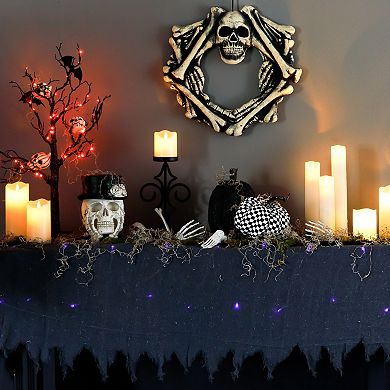 Northlight 5.75-ft. Lighted Raggedy Halloween Valance
