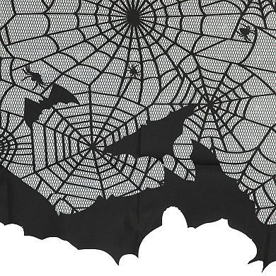 Northlight 5.25-ft. Spider Webs & Bats Halloween Valance Decoration