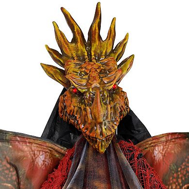 Northlight Lighted & Animated Standing Dragon Man Halloween Figure