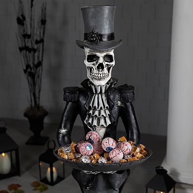Northlight 4.5-ft. Skeleton Butler Halloween Statue