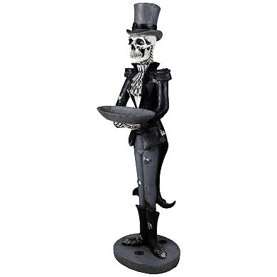 Northlight 4.5-ft. Skeleton Butler Halloween Statue