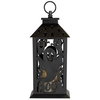 Northlight 11 in LED Lighted Ghosts Halloween Candle Lantern Indoor / Outdoor Decor