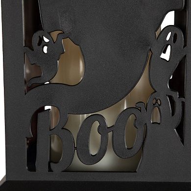 Northlight 11-in. LED Lighted Ghosts Halloween Candle Lantern Indoor / Outdoor Decor