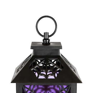 Northlight 11-in. LED Lighted "Happy Halloween" Indoor / Outdoor Candle Lantern