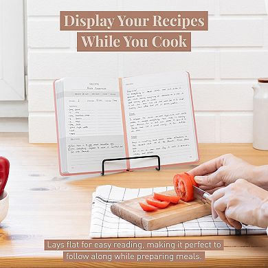 Rileys & Co Recipe Book Peach 8x6in Blank Recipes